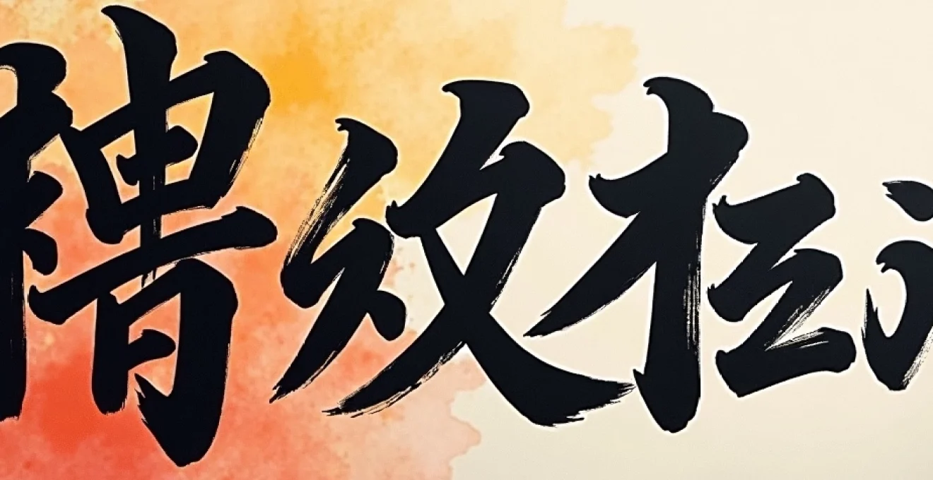 peinture calligraphique
